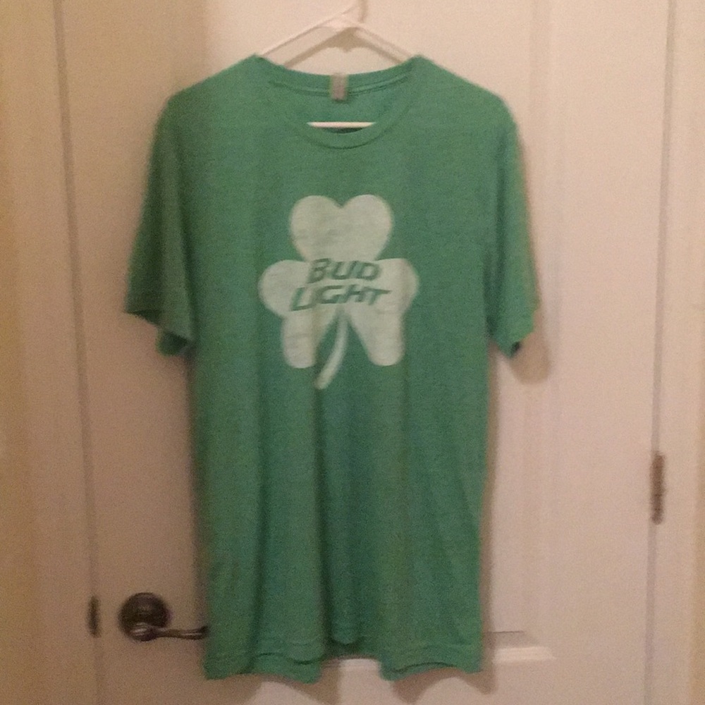 Bud light shamrock tee